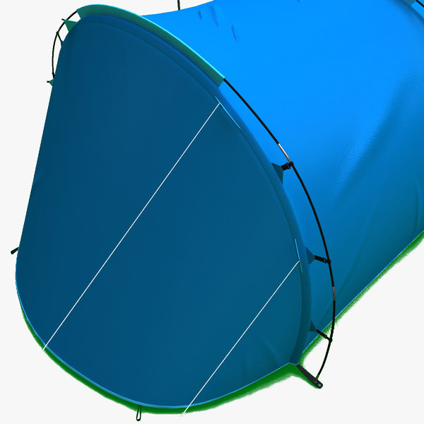 tunnel trekking tent 3ds - Tunnel Trekking Tent by 3d_molier