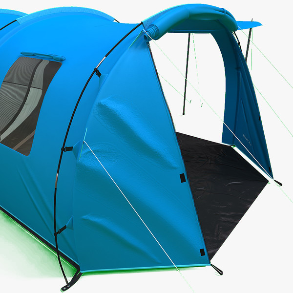 tunnel trekking tent 3ds - Tunnel Trekking Tent by 3d_molier