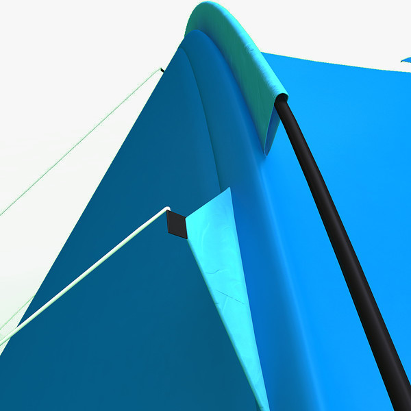 tunnel trekking tent 3ds - Tunnel Trekking Tent by 3d_molier
