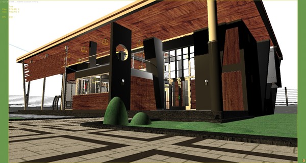 scene modern building house 3ds - Modern Home (3) by solarseas
