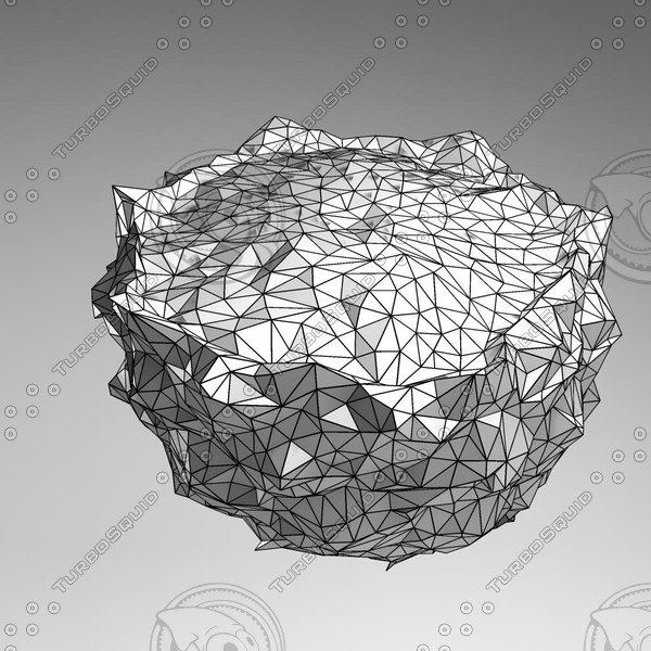 photorealistic pineapple 3d model - pineapple dry by edikm1