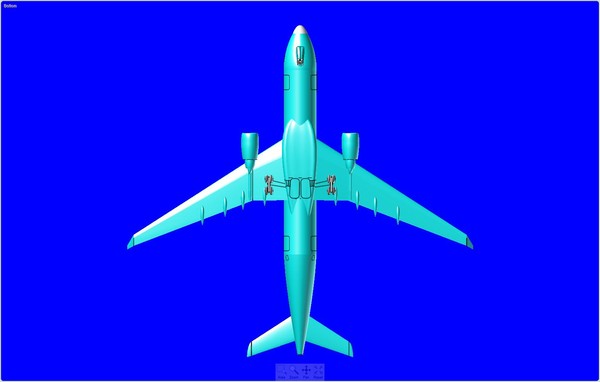 airbus a330-200f size long 3d model - A330-200F Mid Size Long Haul Cargo Assembly Model by RodgerSaintJohn