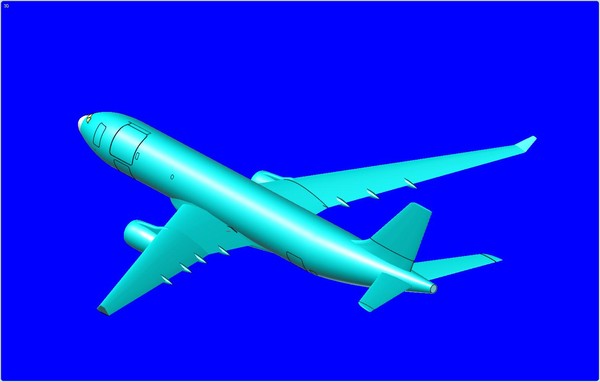 airbus a330-200f size long 3d model - A330-200F Mid Size Long Haul Cargo Assembly Model by RodgerSaintJohn