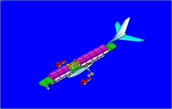 airbus a330-200f size long 3d model - A330-200F Mid Size Long Haul Cargo Assembly Model by RodgerSaintJohn