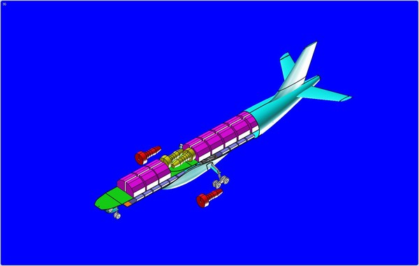 airbus a330-200f size long 3d model - A330-200F Mid Size Long Haul Cargo Assembly Model by RodgerSaintJohn