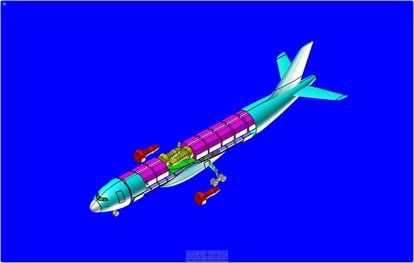 airbus a330-200f size long 3d model - A330-200F Mid Size Long Haul Cargo Assembly Model by RodgerSaintJohn