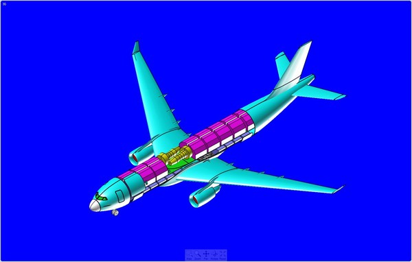 airbus a330-200f size long 3d model - A330-200F Mid Size Long Haul Cargo Assembly Model by RodgerSaintJohn