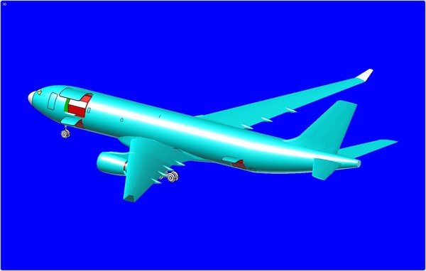 airbus a330-200f size long 3d model - A330-200F Mid Size Long Haul Cargo Assembly Model by RodgerSaintJohn