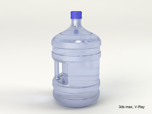 bottle handle plastic 3d model - Plastic Bottle with Handle by Monaco Felice
