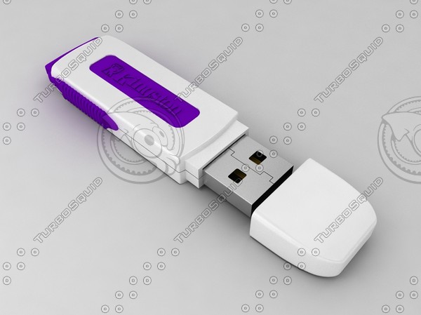 usb drive 3d model - USB Drive by Max_Fox