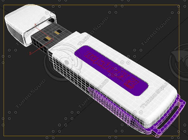 usb drive 3d model - USB Drive by Max_Fox