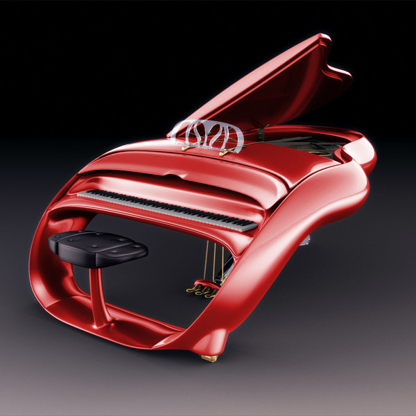 3d shimmel pegasus piano model - Shimmel Pegasus piano by RTEwork