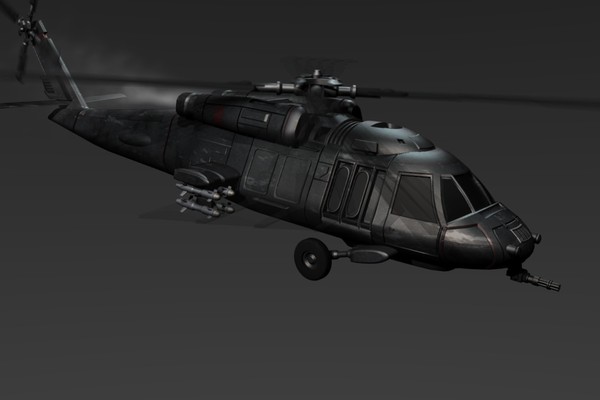 blackhawk helicopter blend free - Blackhawk Variant... by KuhnCD4