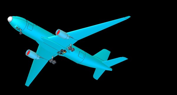 3d solid airbus a330-200f size - Airbus A330-200F Mid Size Long Haul Cargo Aircraft SOLID Assembly Model by RodgerSaintJohn