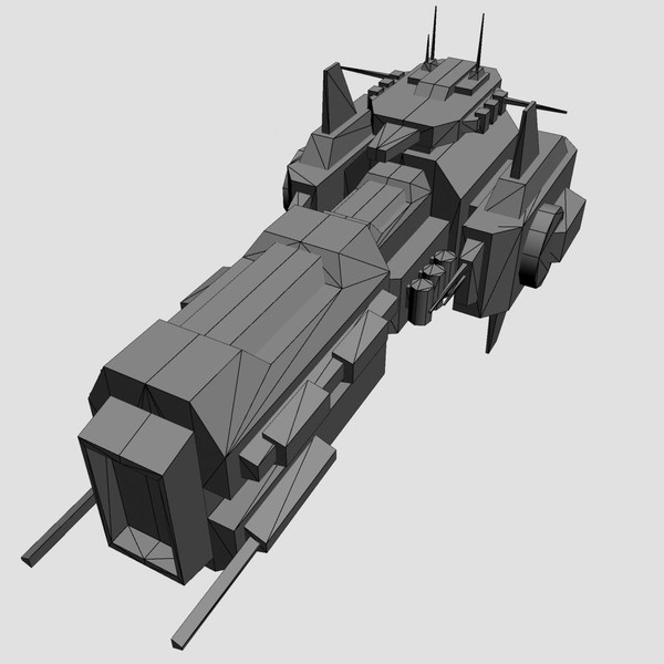 ship destroyer battleship 3d 3ds - battleship_destroyer_2.rar by Angryfly