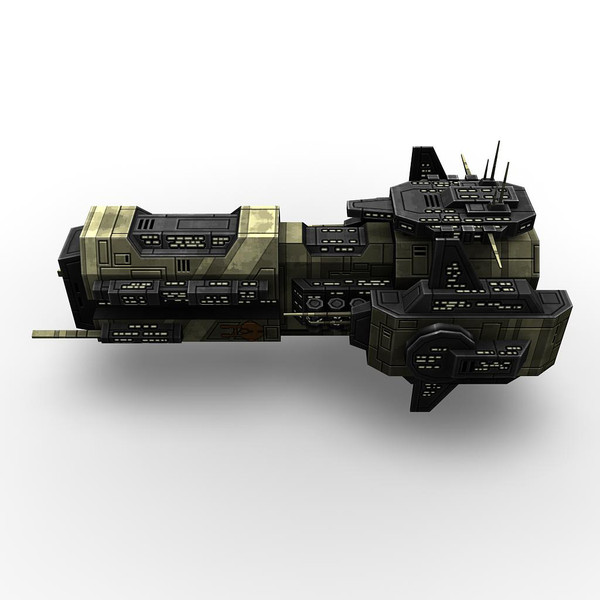 ship destroyer battleship 3d 3ds - battleship_destroyer_2.rar by Angryfly