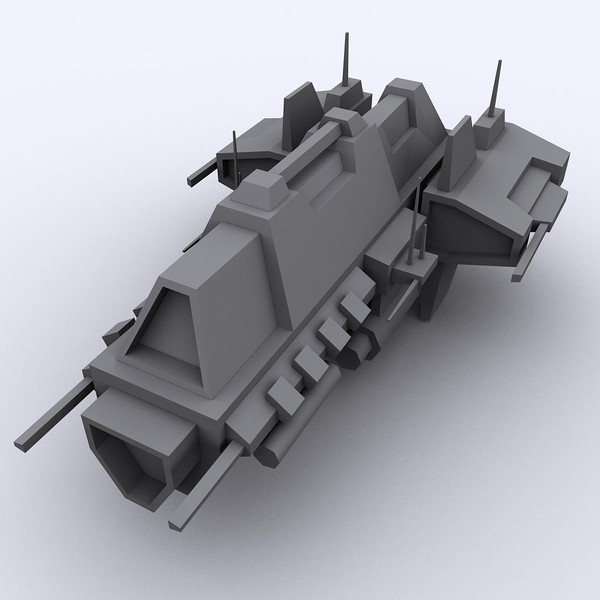 3d ship destroyer battleship - battleship_destroyer_1.rar by Angryfly