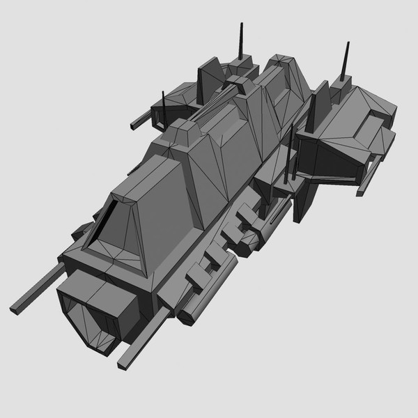 3d ship destroyer battleship - battleship_destroyer_1.rar by Angryfly