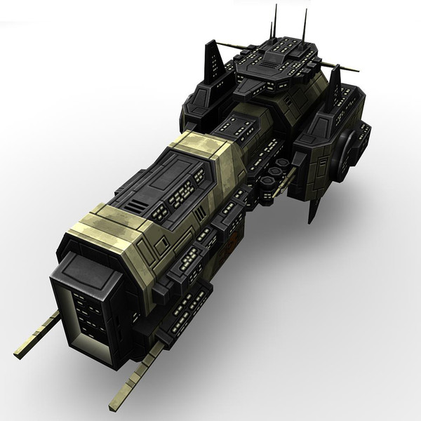 ship destroyer battleship 3d 3ds - battleship_destroyer_2.rar by Angryfly