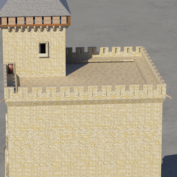3d roman tower medieval model - Roman Tower by Ernest02