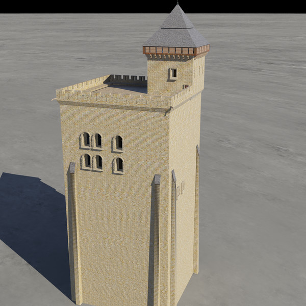 3d roman tower medieval model - Roman Tower by Ernest02