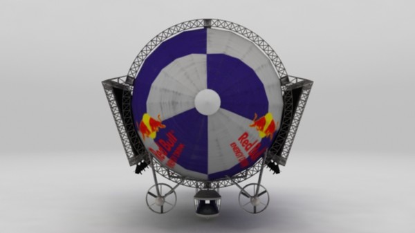 advertising blimp 3d model - Advertising Zeppelin by Render Steel