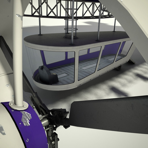 advertising blimp 3d model - Advertising Zeppelin by Render Steel