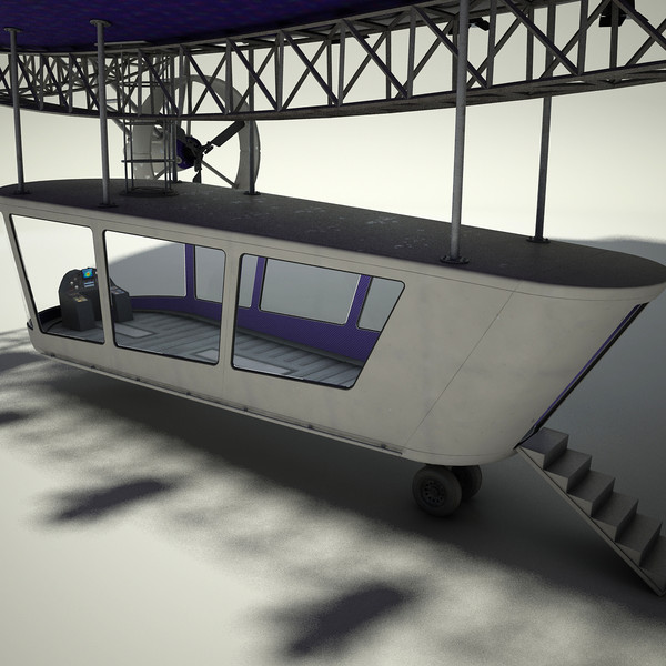 advertising blimp 3d model - Advertising Zeppelin by Render Steel