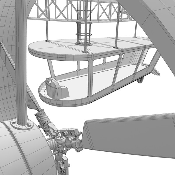 advertising blimp 3d model - Advertising Zeppelin by Render Steel