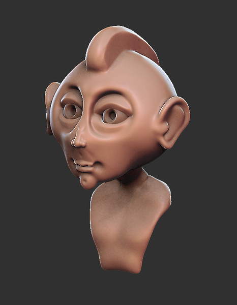 boy cartoon 3d 3ds - Bruce by dentonvanzan