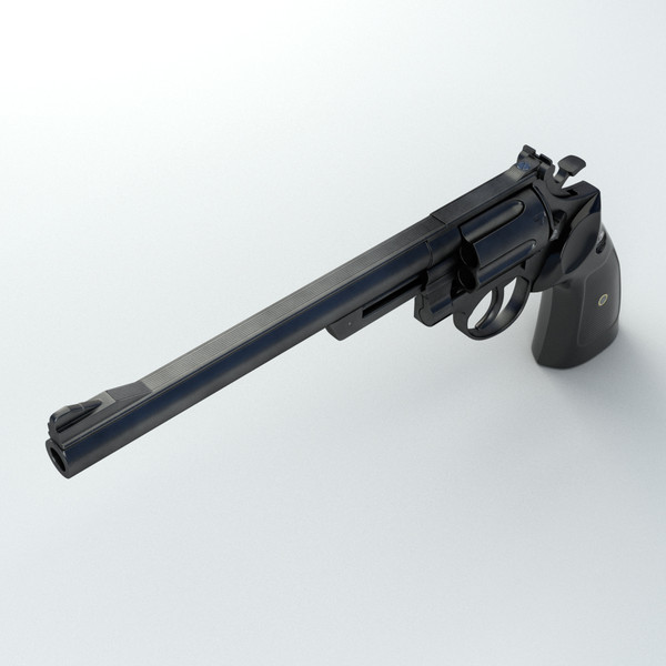 3d model revolver 44 magnum - Magnum 44 Revolver by LChristian