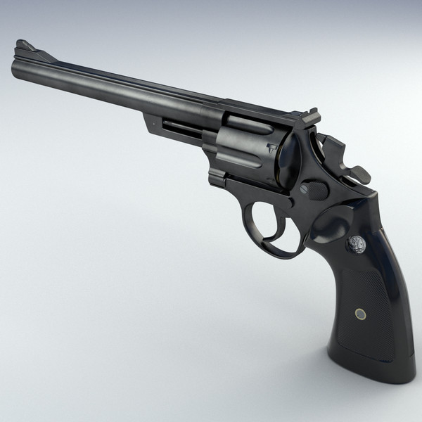 3d model revolver 44 magnum - Magnum 44 Revolver by LChristian