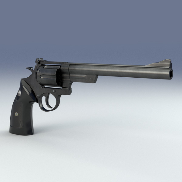 3d model revolver 44 magnum - Magnum 44 Revolver by LChristian