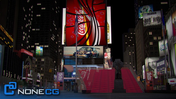 3d model new york city broadway - NYC Broadway,7th Av, Times Square... by NONECG