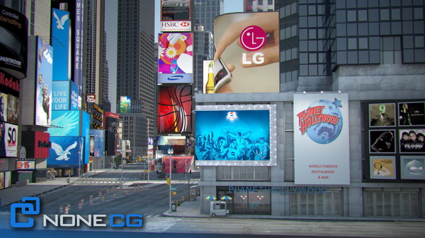 3d model new york city broadway - NYC Broadway,7th Av, Times Square... by NONECG
