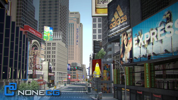 3d model new york city broadway - NYC Broadway,7th Av, Times Square... by NONECG