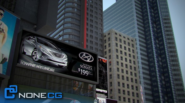 3d model new york city broadway - NYC Broadway,7th Av, Times Square... by NONECG