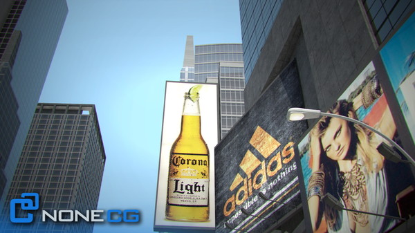 3d model new york city broadway - NYC Broadway,7th Av, Times Square... by NONECG