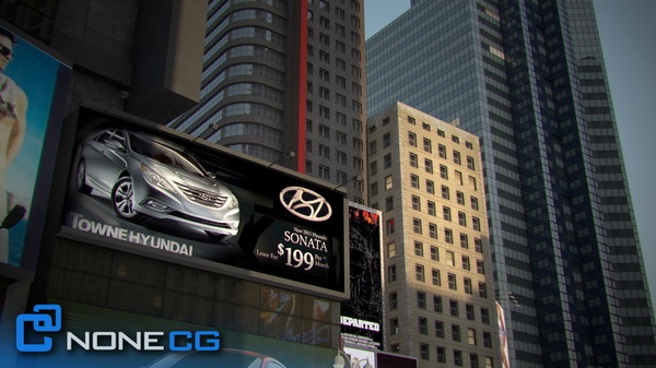 3d model new york city broadway - NYC Broadway,7th Av, Times Square... by NONECG