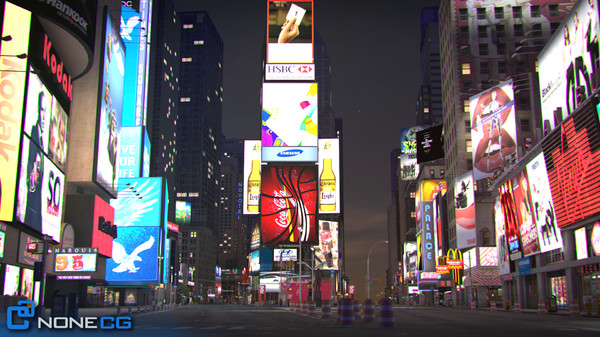 3d model new york city broadway - NYC Broadway,7th Av, Times Square... by NONECG