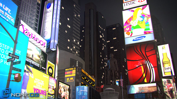 3d model new york city broadway - NYC Broadway,7th Av, Times Square... by NONECG