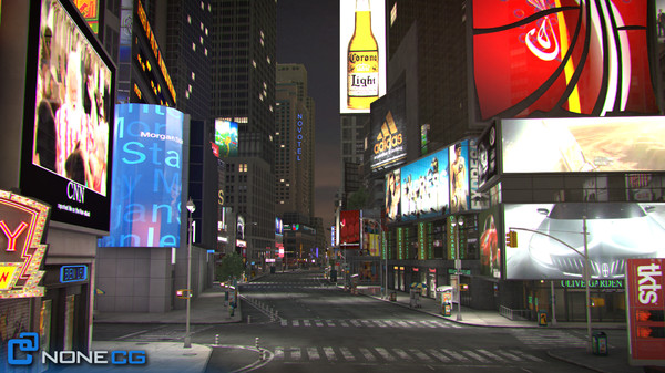 3d model new york city broadway - NYC Broadway,7th Av, Times Square... by NONECG