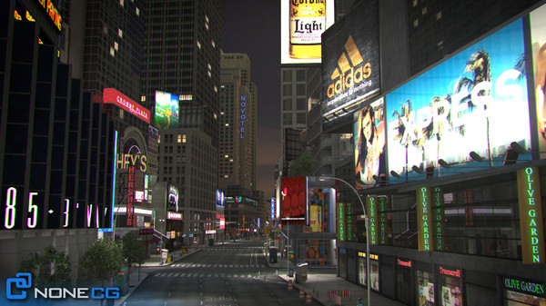 3d model new york city broadway - NYC Broadway,7th Av, Times Square... by NONECG