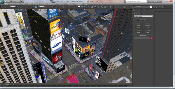 3d model new york city broadway - NYC Broadway,7th Av, Times Square... by NONECG