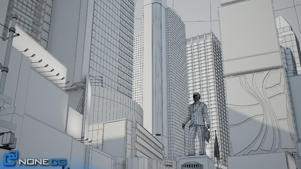3d model new york city broadway - NYC Broadway,7th Av, Times Square... by NONECG
