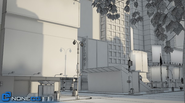3d model new york city broadway - NYC Broadway,7th Av, Times Square... by NONECG