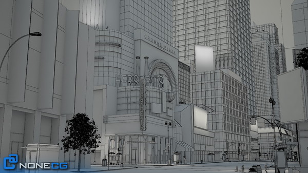 3d model new york city broadway - NYC Broadway,7th Av, Times Square... by NONECG