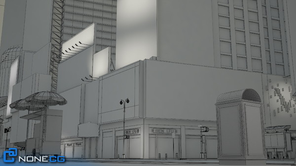 3d model new york city broadway - NYC Broadway,7th Av, Times Square... by NONECG