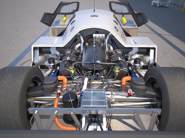 racing car 3d model - Mercedes C9 Racing Car by android99