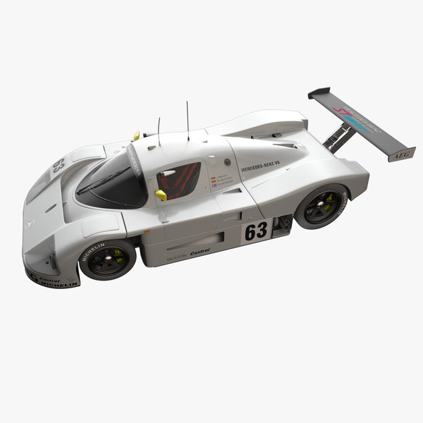 racing car 3d model - Mercedes C9 Racing Car by android99